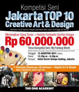 kompetisi seni jakarta top 10 creative art design
