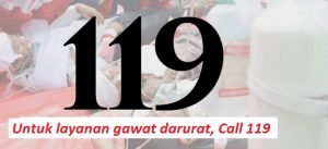 Layanan gawat darurat emergency medik 119 (911 Indonesia)